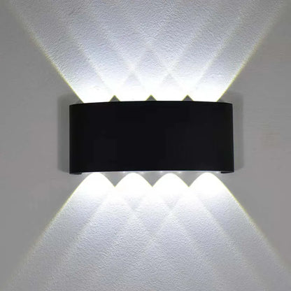 Lámpara de pared moderna blanca LED impermeable