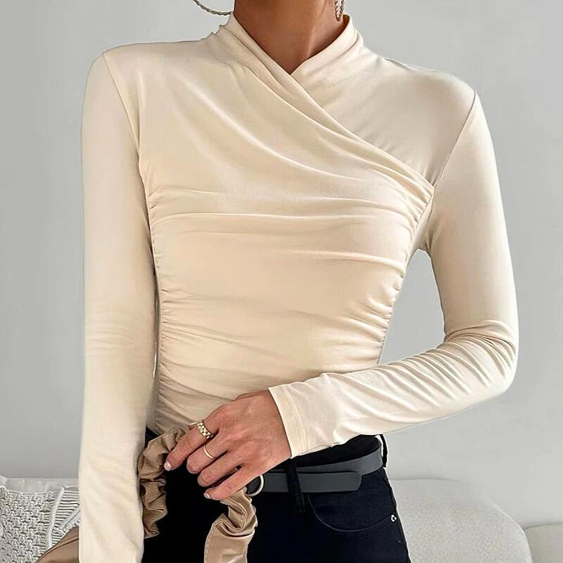 Dalila | Top de Cuello Cruzado Sofisticado