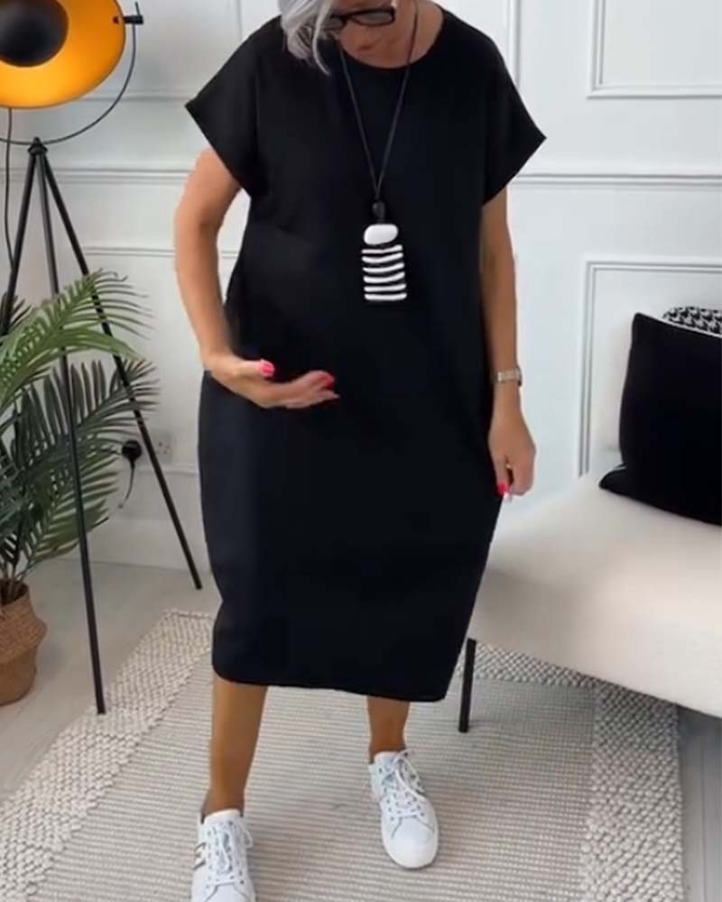 Cleo - Vestido elegante de manga corta