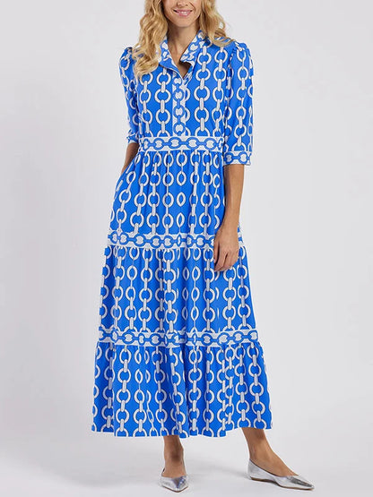 Juliette | Vestido midi de eslabones de cadena