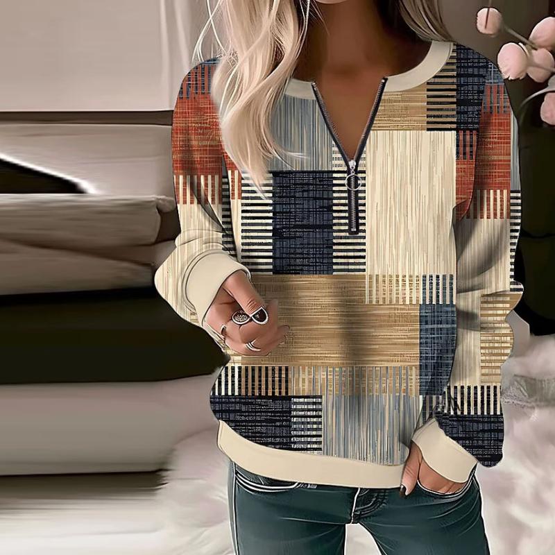 Sudadera casual Tasia con bloques de color