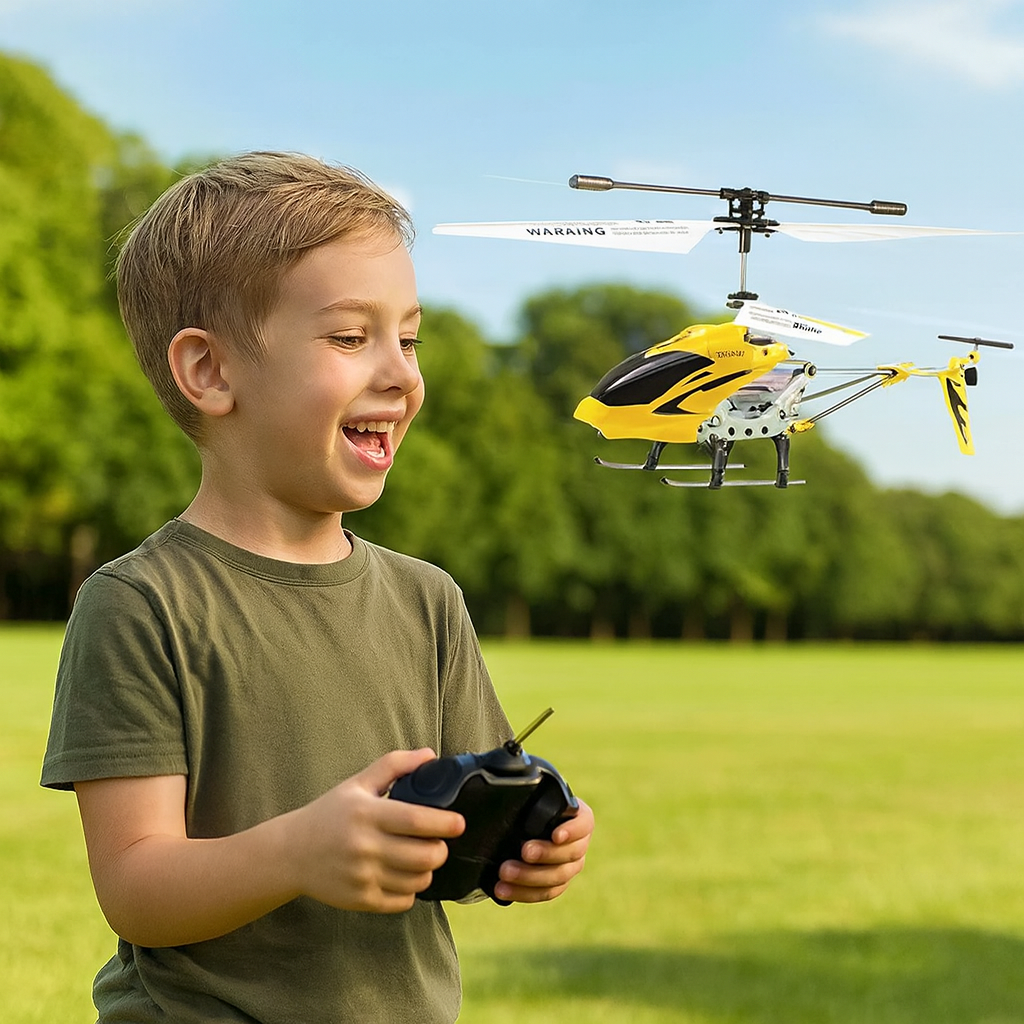 Helicóptero Mini RC con Control Remoto