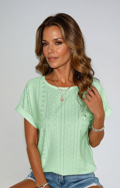 Eira | Top de Cuello Redondo de Verano