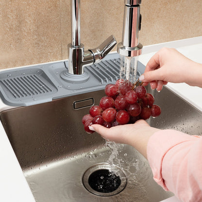 Protector contra salpicaduras AquaShield para fregadero | Protector de silicona para fregadero de cocina
