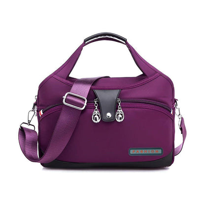 Bolsa cruzada impermeable versátil con características antirrobo