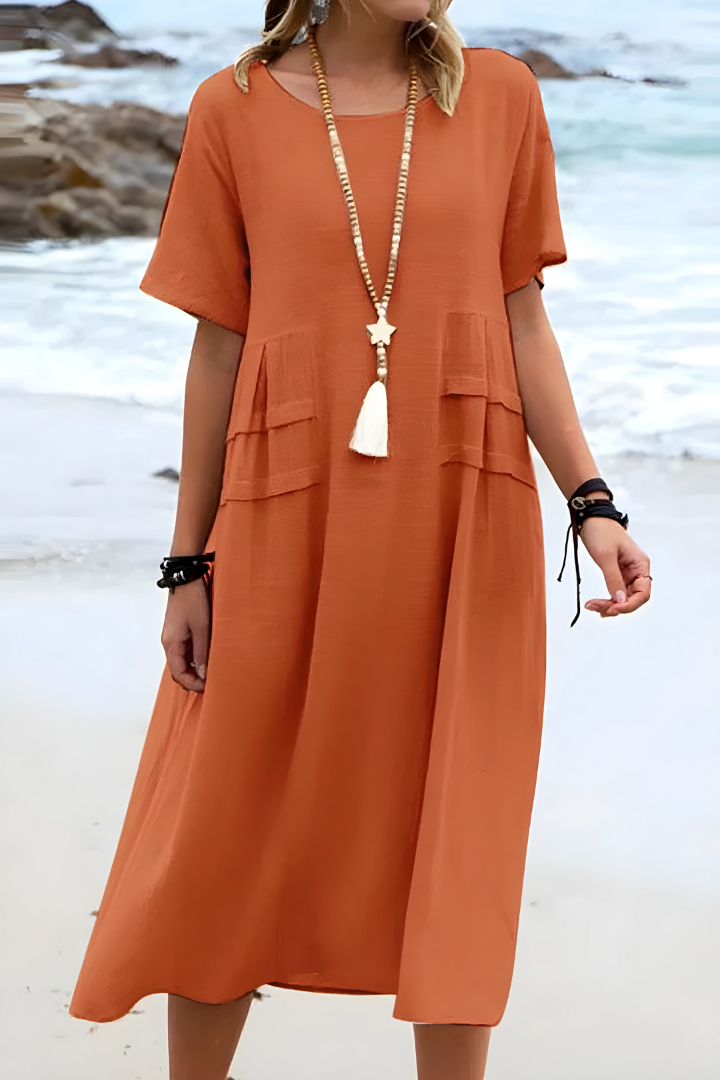 Chezka | Vestido Cómodo que Cubre el Abdomen