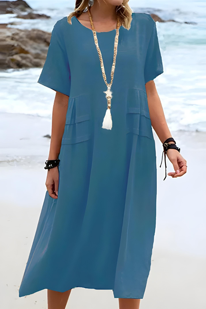 Chezka | Vestido Cómodo que Cubre el Abdomen