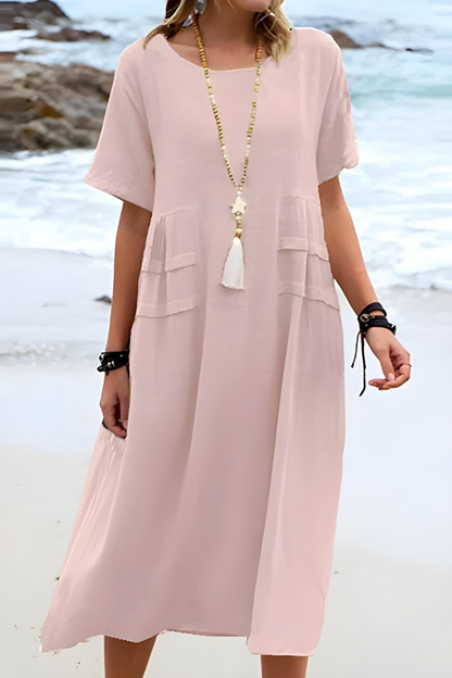 Chezka | Vestido Cómodo que Cubre el Abdomen
