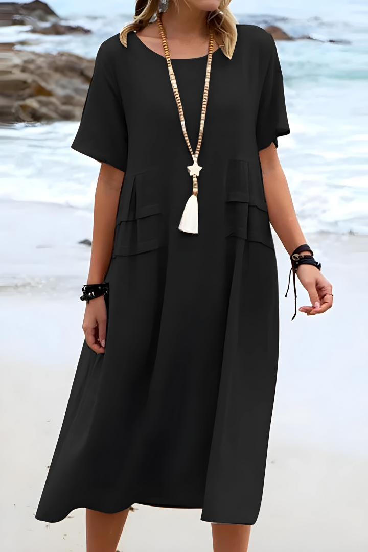 Chezka | Vestido Cómodo que Cubre el Abdomen