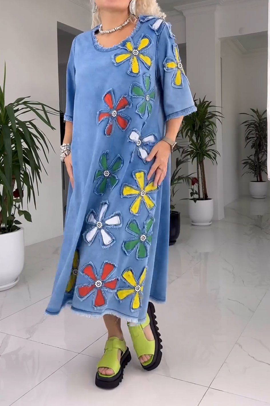 Lauren | Vestido ligero con patrones florales