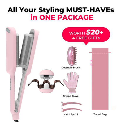 WaveCurl Elite - Effortless Beach Waves in 3 Minutes Flat