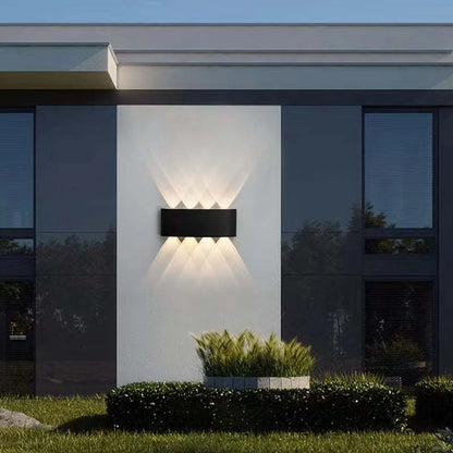 Lámpara de pared moderna blanca LED impermeable