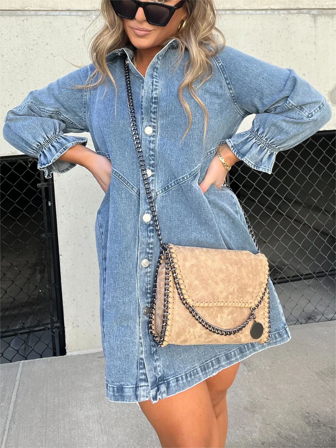 Hadley | Vestido casual de mezclilla