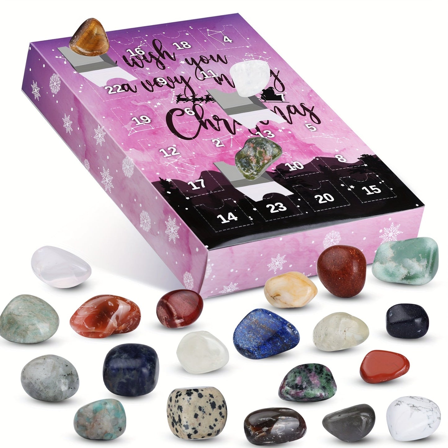 Calendario de Adviento Colección de Rocas para Niños