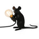 Black Sitting Mouse