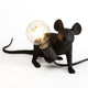 Black Reclining Mouse