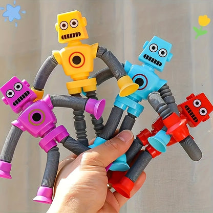 Juguete Sensorial de Tubo de Succión Robot para Niños