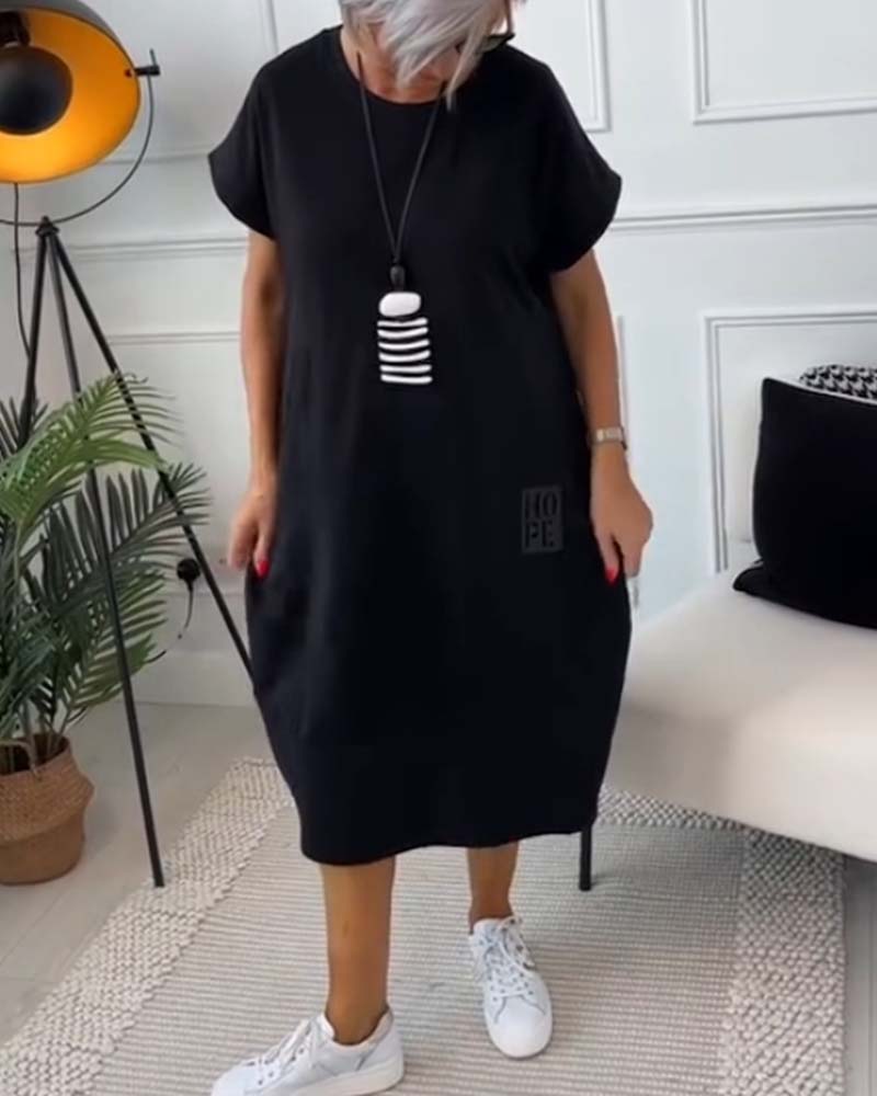 Cleo - Vestido elegante de manga corta