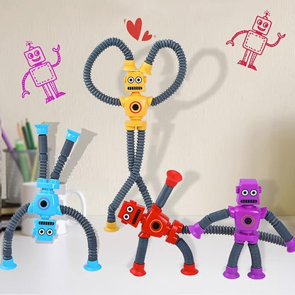 Juguete Sensorial de Tubo de Succión Robot para Niños