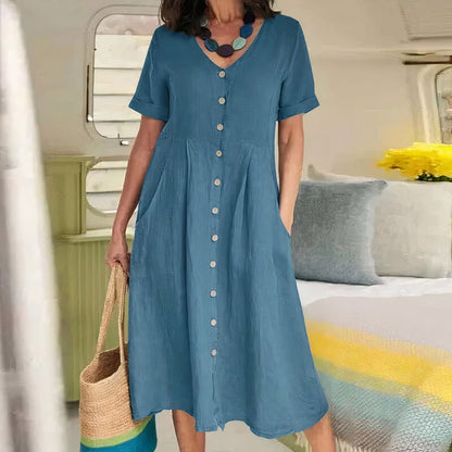 Alice | Vestido Abotonado Sin Esfuerzo