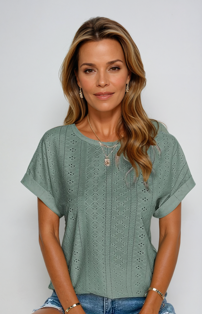Eira | Top de Cuello Redondo de Verano