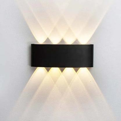 Lámpara de pared moderna blanca LED impermeable