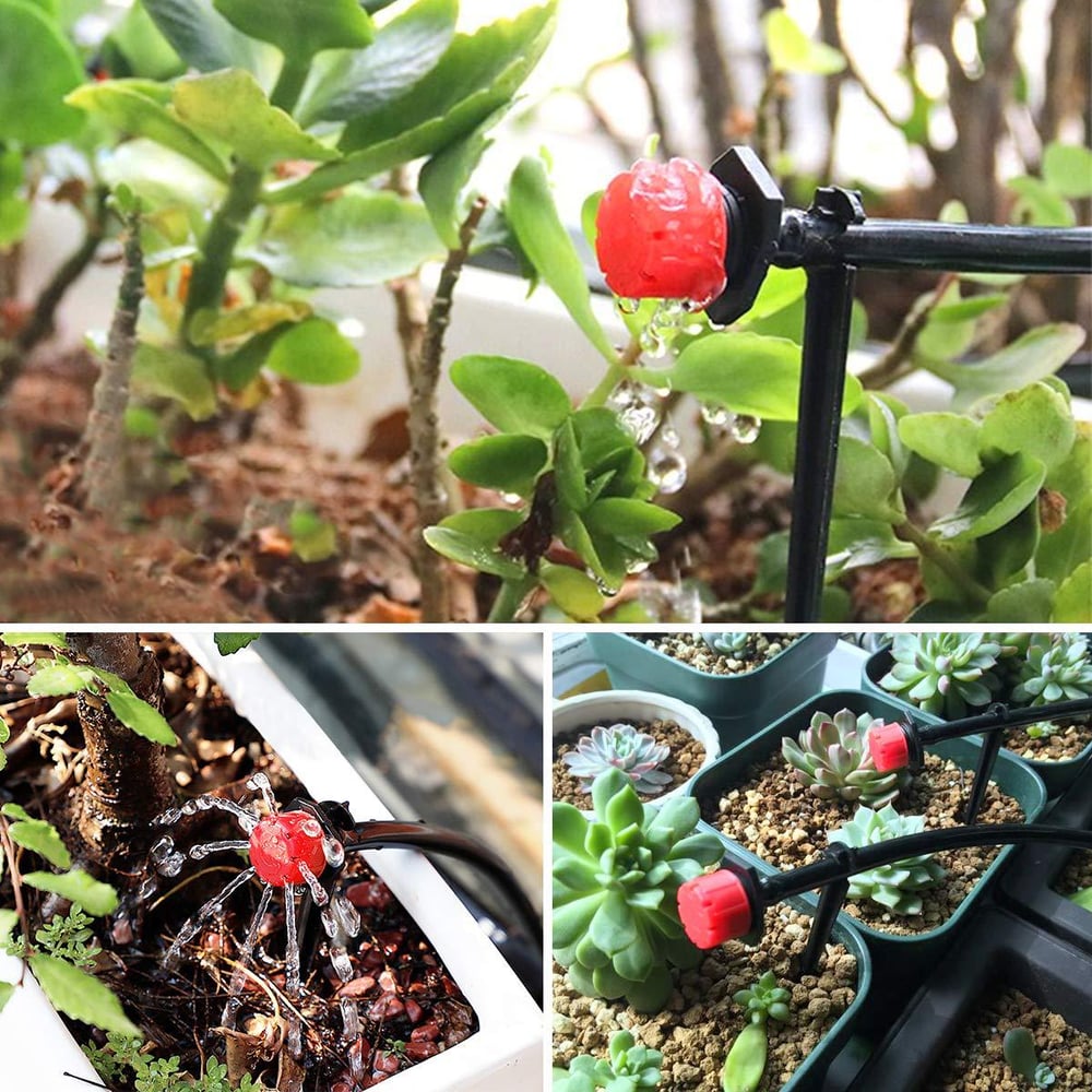 Goteadores de riego ajustables para cuidado preciso de plantas (50+50 GRATIS)