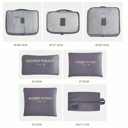 PackMate - Conjunto de Bolsas de Viaje Multifuncionales con Gran Capacidad