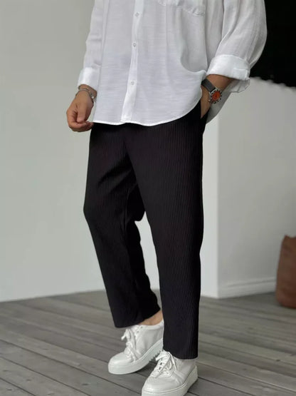 Feli - Pantalones de Lujo Suaves para Hombre