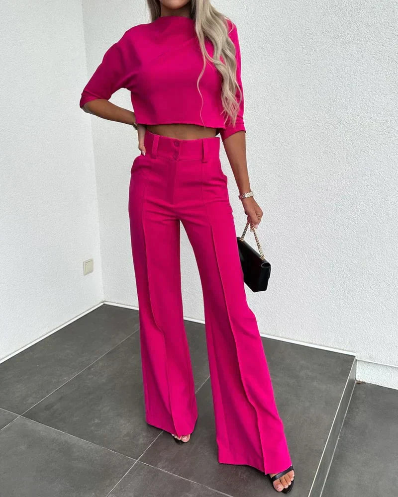 Fahari - Completo manica lunga e pantaloni da lavoro - Elegante e professionale