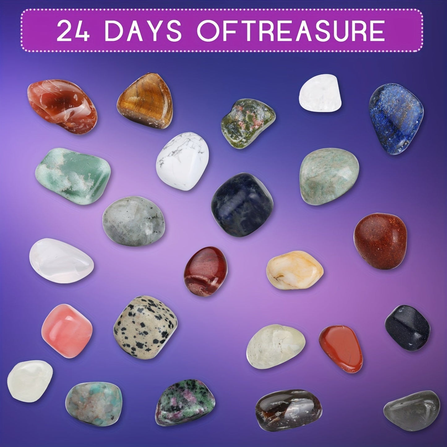 Calendario de Adviento Colección de Rocas para Niños