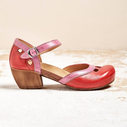 Celda – Sandalias cómodas de tacón bajo