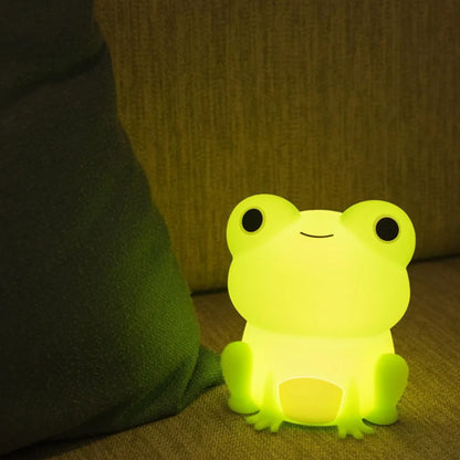 Lámpara nocturna de silicona con animalito lindo