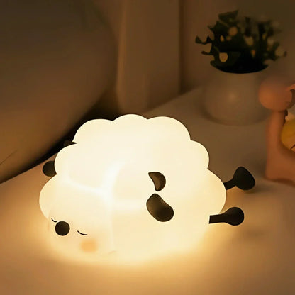 Lámpara nocturna de silicona con animalito lindo