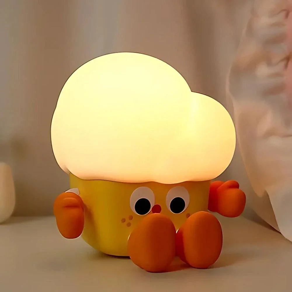 Lámpara nocturna de silicona con animalito lindo