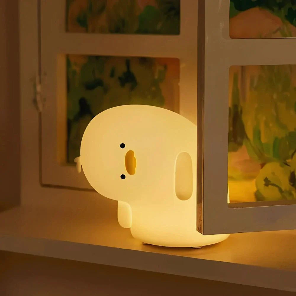 Lámpara nocturna de silicona con animalito lindo