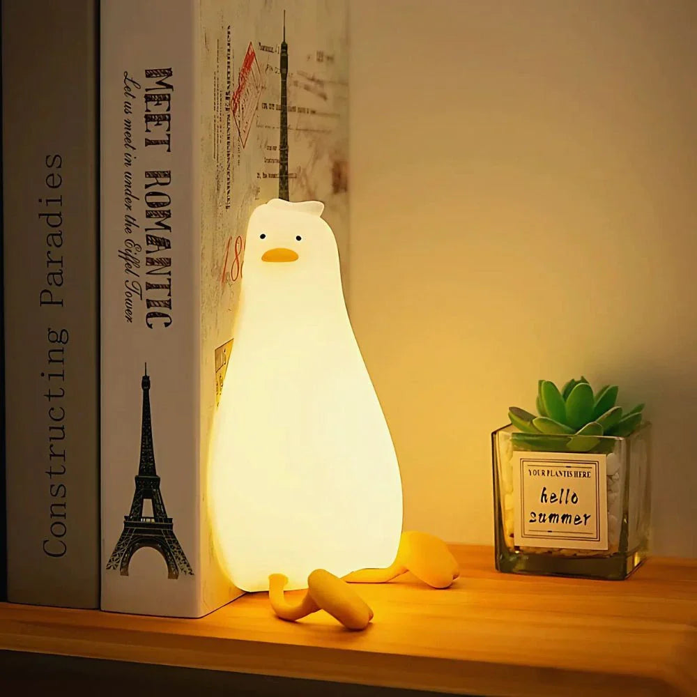 Lámpara nocturna de silicona con animalito lindo