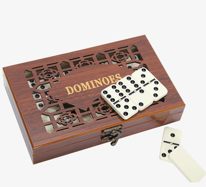 Set di scatole portaoggetti in legno Domino