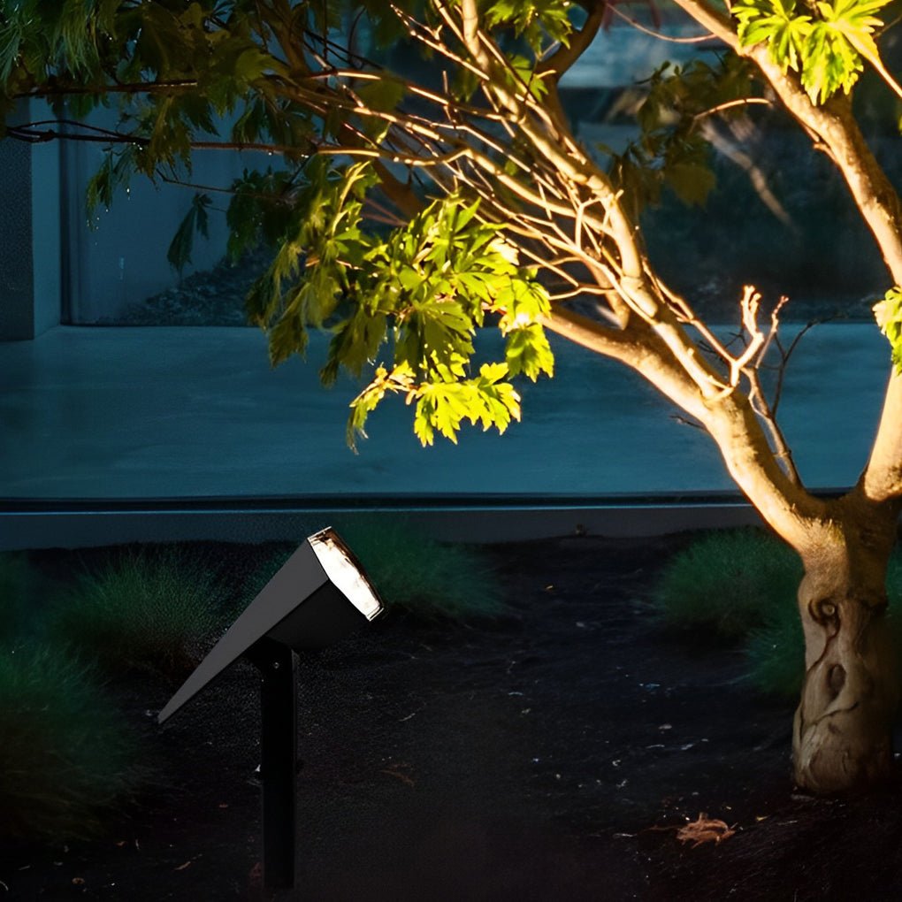 Luz de jardín exterior con energía solar