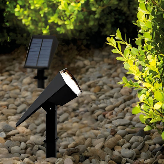 Luz de jardín exterior con energía solar
