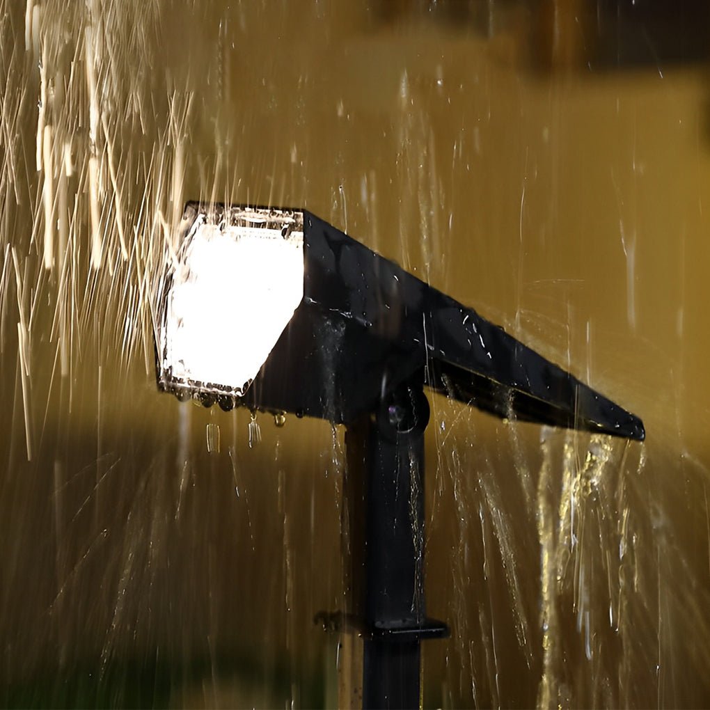 Luz de jardín exterior con energía solar