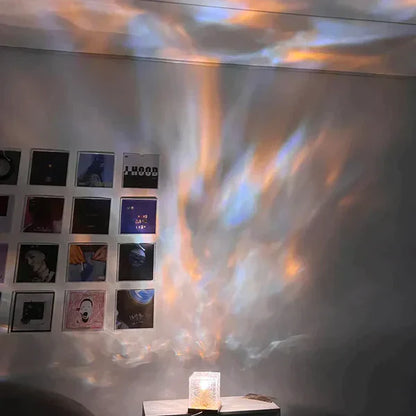 Table Lamp with Colour Changing Crystal Base