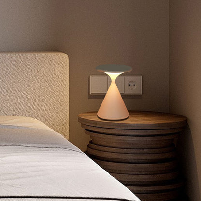 Lámpara de mesa moderna inalámbrica con luz LED táctil