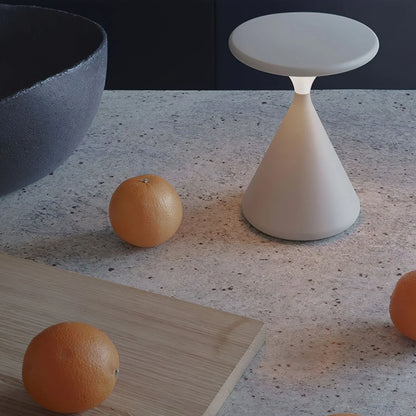 Lámpara de mesa moderna inalámbrica con luz LED táctil