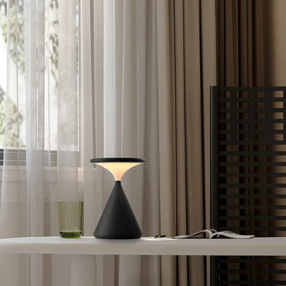 Lámpara de mesa moderna inalámbrica con luz LED táctil