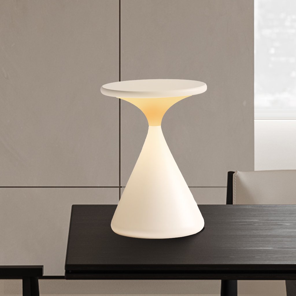 Lámpara de mesa moderna inalámbrica con luz LED táctil