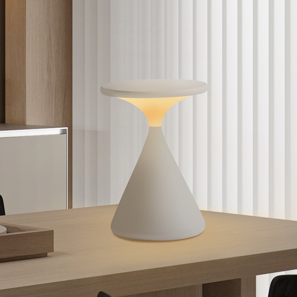 Lámpara de mesa moderna inalámbrica con luz LED táctil