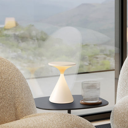 Lámpara de mesa moderna inalámbrica con luz LED táctil