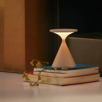 Lámpara de mesa moderna inalámbrica con luz LED táctil