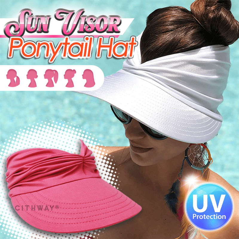 Sombrero visera de verano Cithway® con abertura para coleta